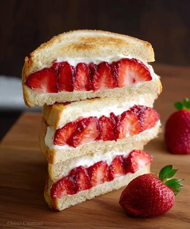4-ingredient Strawberry Sando