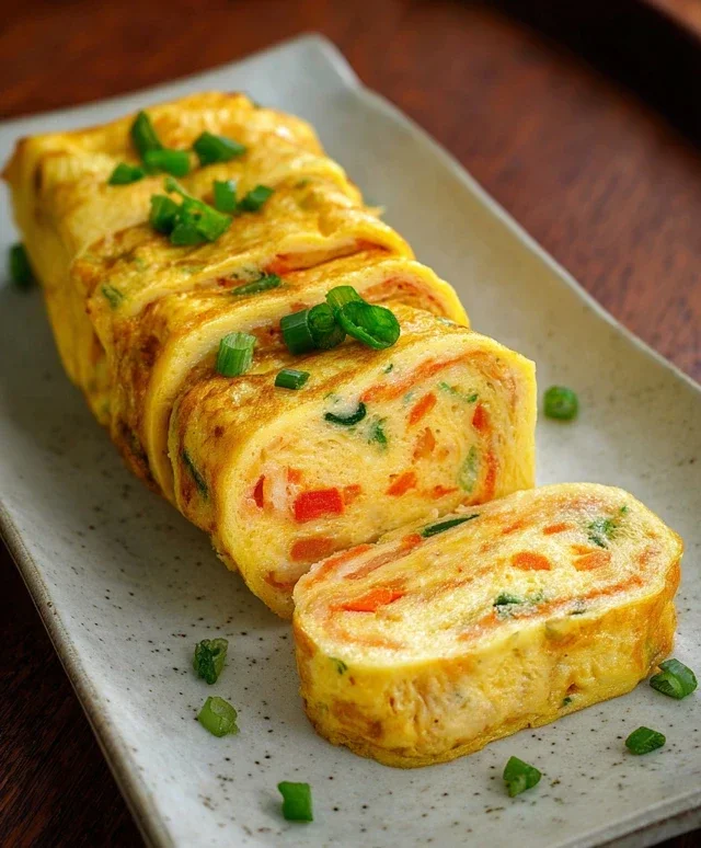 Gyeran Mari (Korean Rolled Omelette)