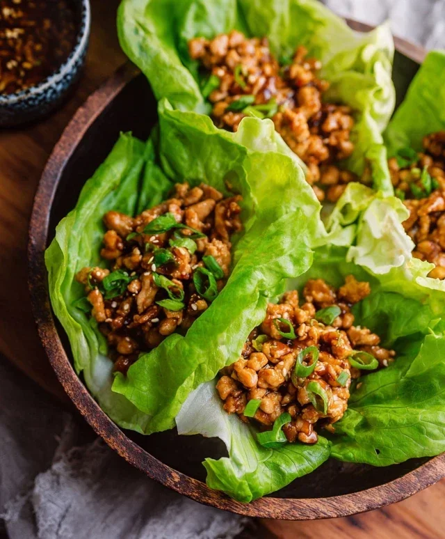 Chicken Lettuce Wraps (PF Chang's Copycat)