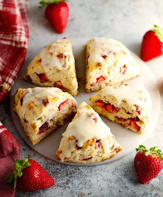 Strawberry Scones