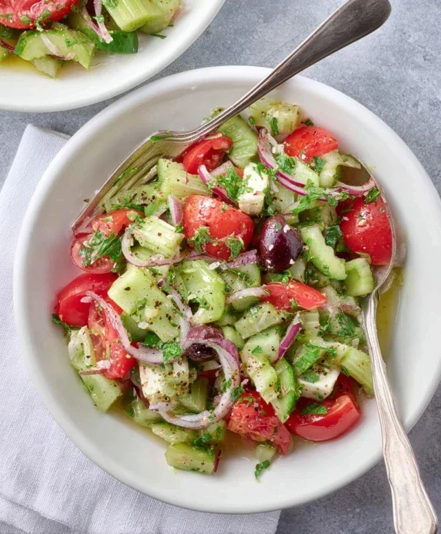 Mediterranean Celery Salad
