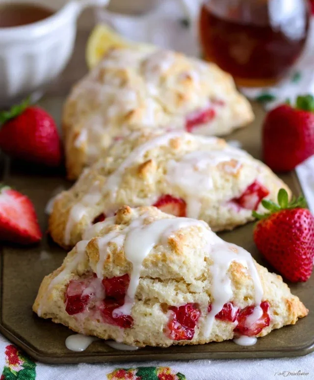 Strawberry Scones