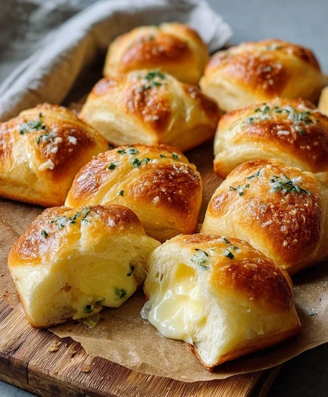 Korean Cream Cheese Garlic Buns