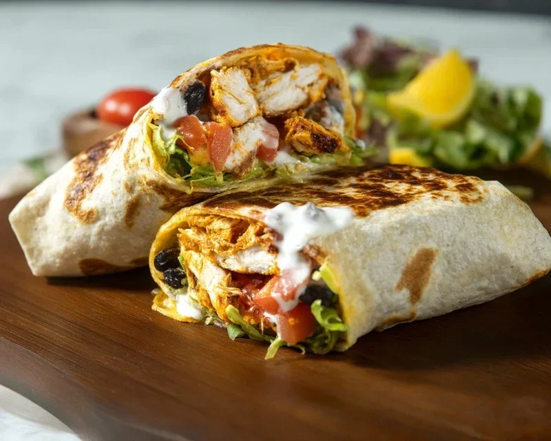 Chipotle Ranch Grilled Chicken Burrito