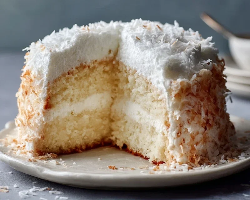 Sticky Coconut Cake