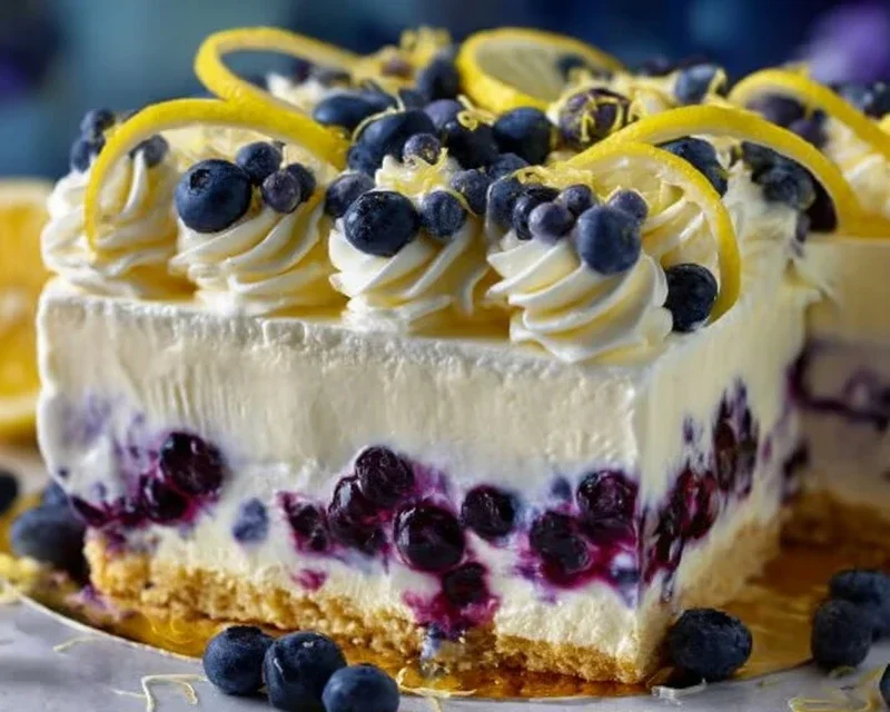 Mini Lemon Cakes With Lavender Glaze