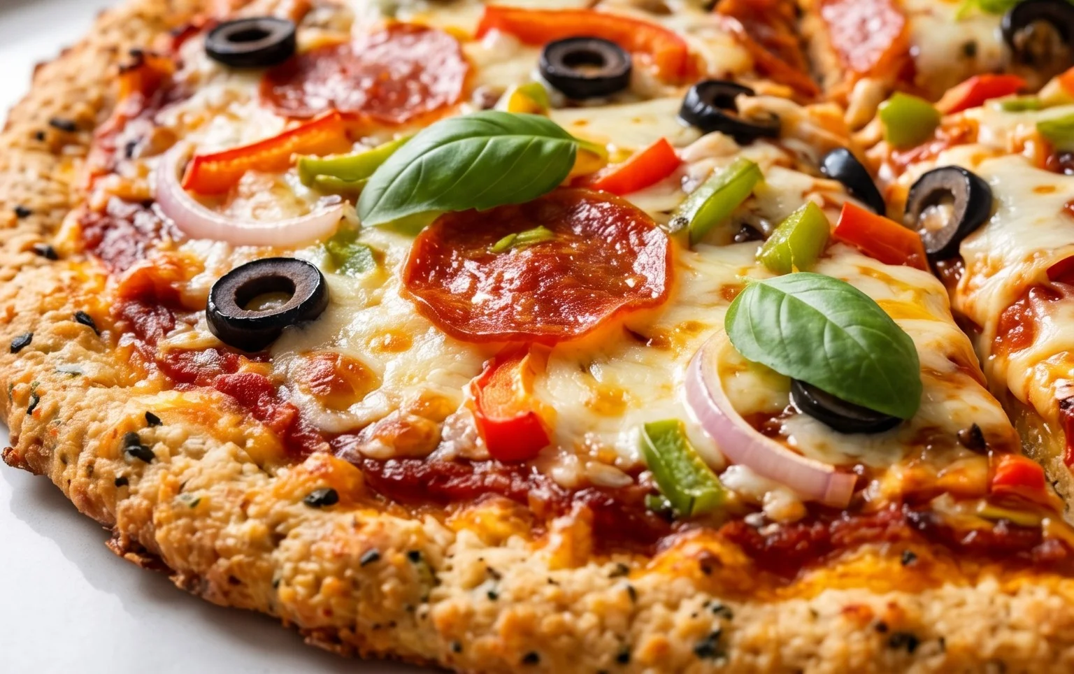 Chicken Crust Pizza (Low Carb + High Protein