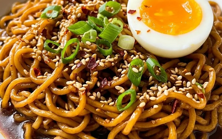 Easy Saucy Ramen Noodles
