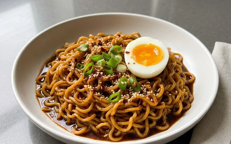 Easy Saucy Ramen Noodles