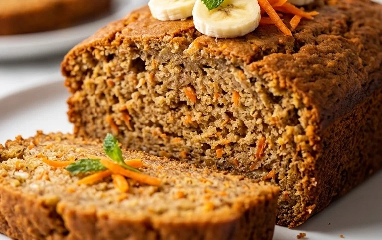 Dairy Free Carrot Cake Banana Bread