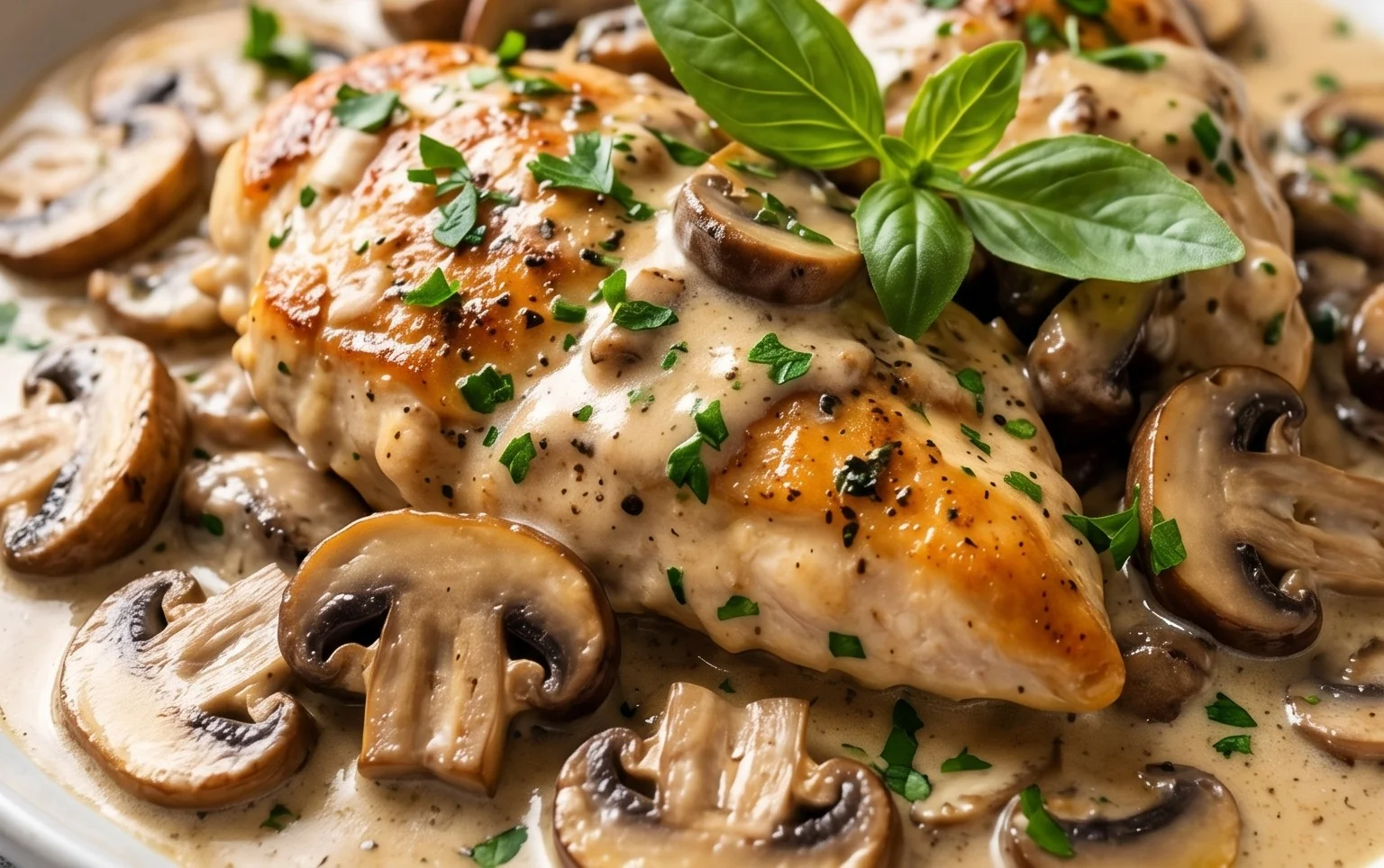 Creamy Mushroom Chicken Recipe