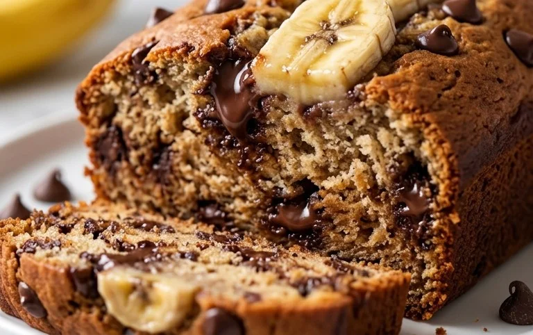 Easy Chocolate Chip Banana Bread