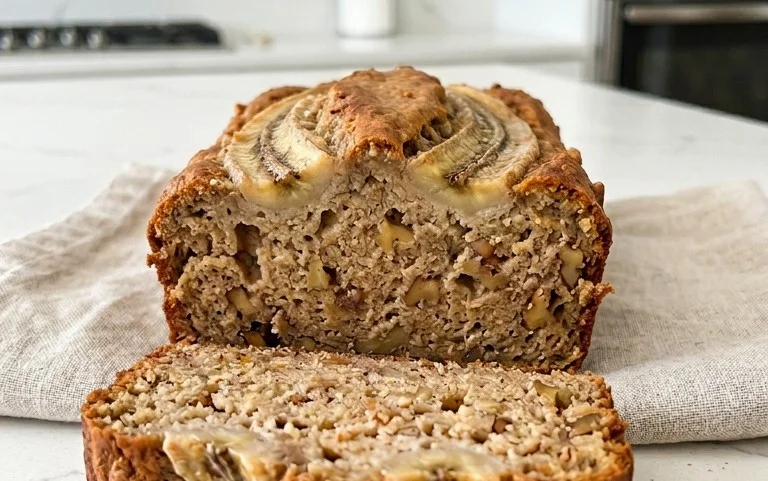 Healthy 5-Ingredient Flourless Banana Bread
