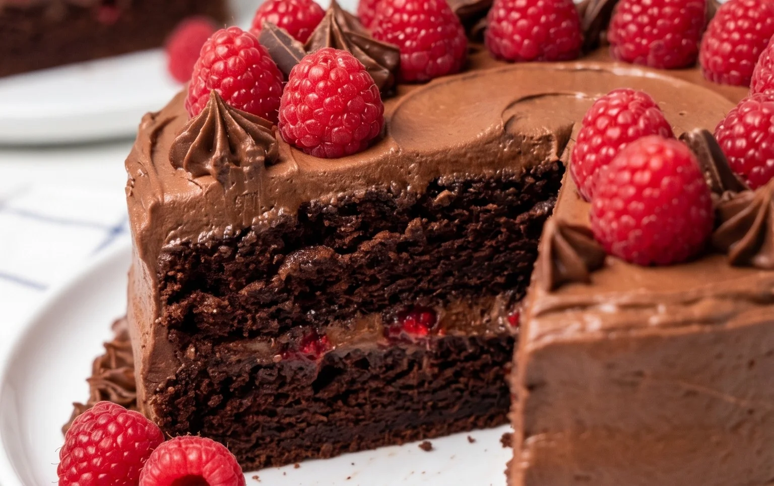 Chocolate Raspberry Cake