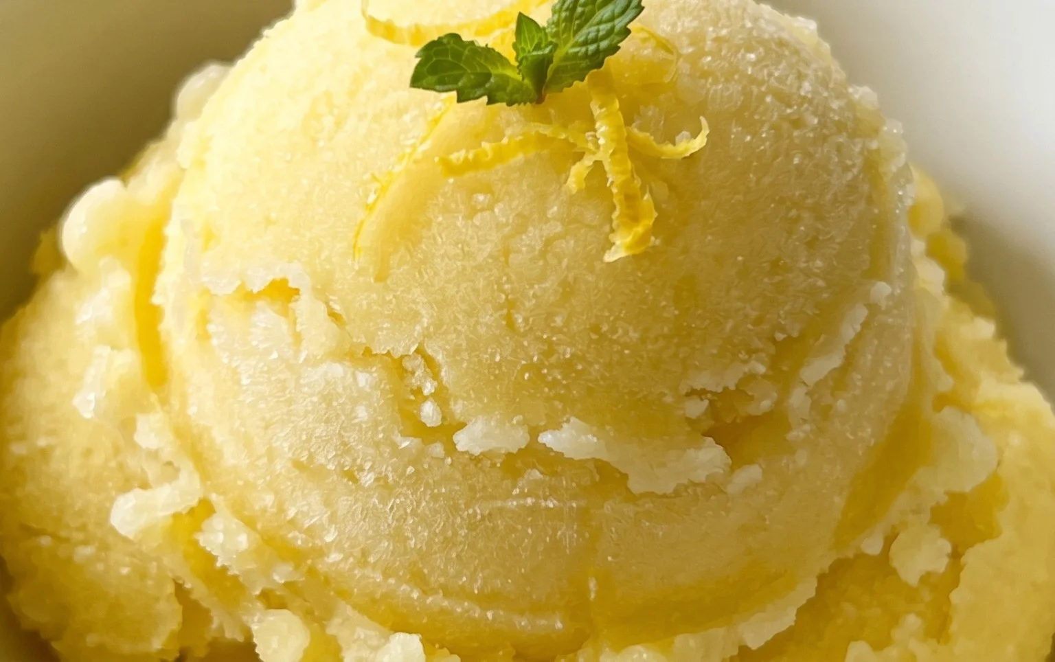 Lemon Sorbet