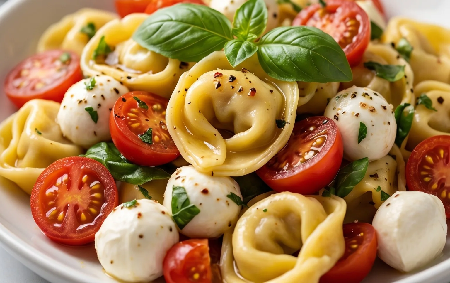 Tortellini Caprese Salad