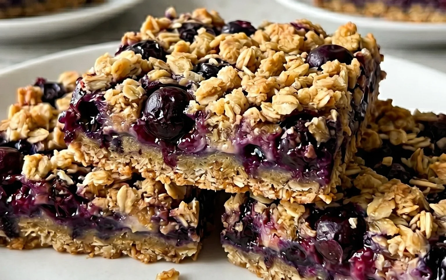 Blueberry Oatmeal Bars