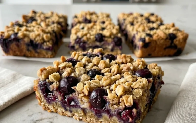 Blueberry Oatmeal Bars