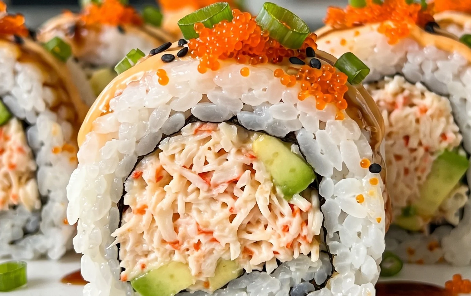 Kani Sushi (Spicy Crab Roll)