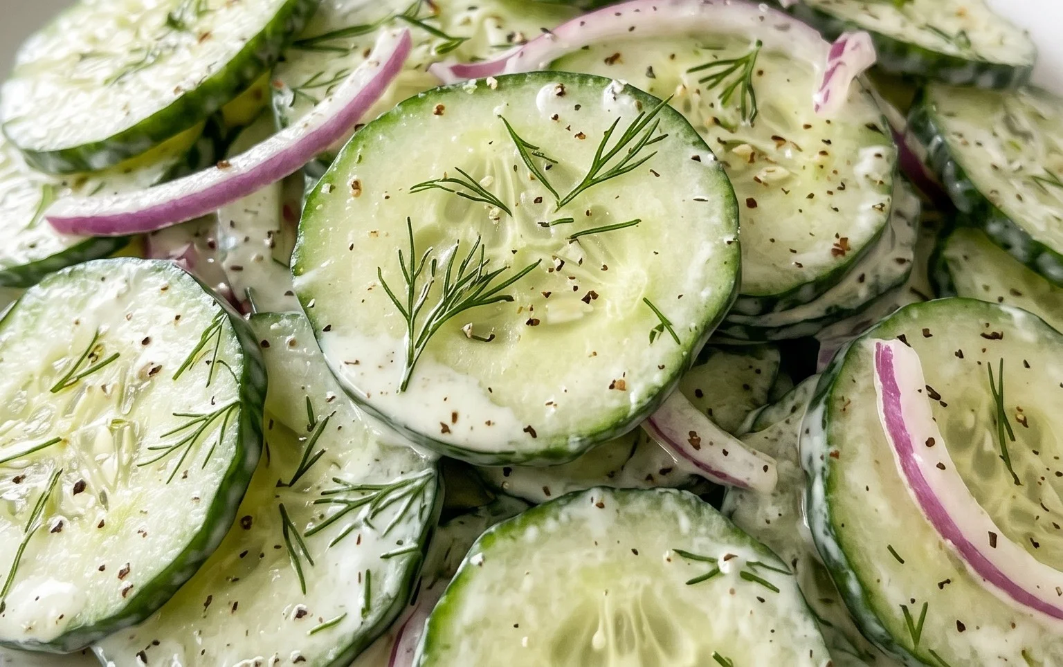Polish Cucumber Salad