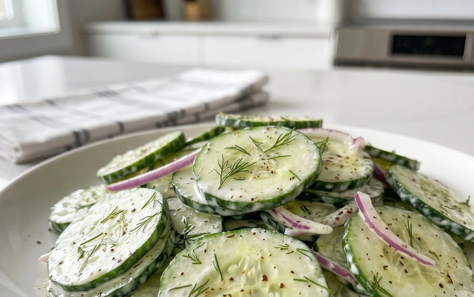 Polish Cucumber Salad