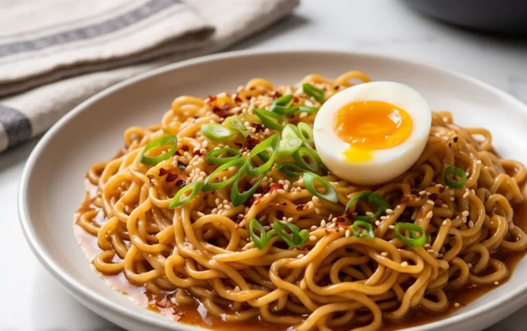 Easy Saucy Ramen Noodles