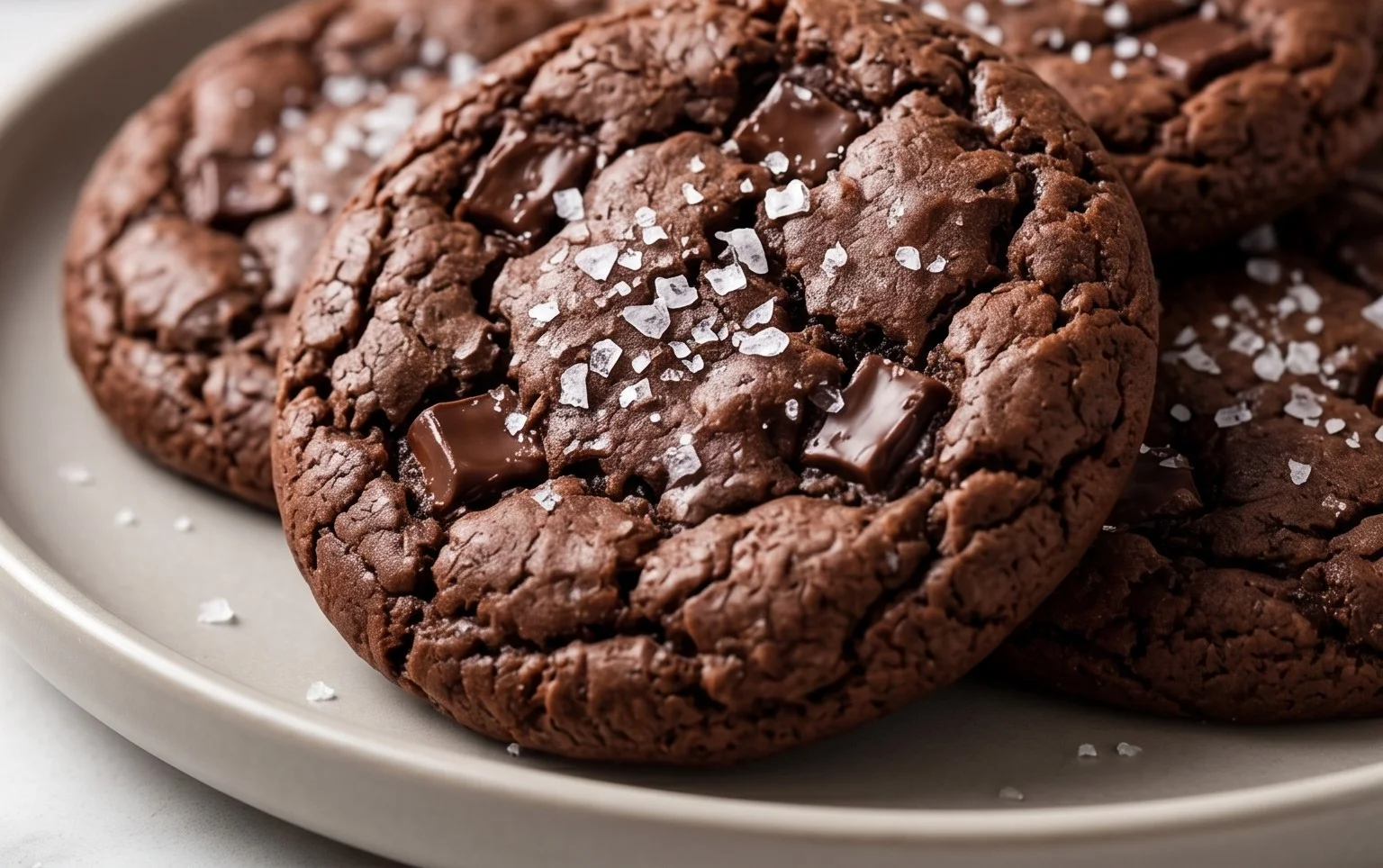 Salted Brownie Cookies