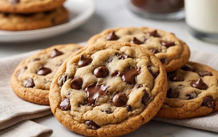 Crispy and Chewy Chocolate Chip Cookies