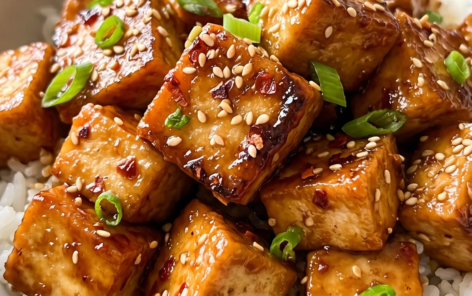 Honey Garlic Tofu