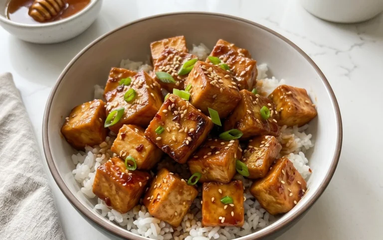 Honey Garlic Tofu