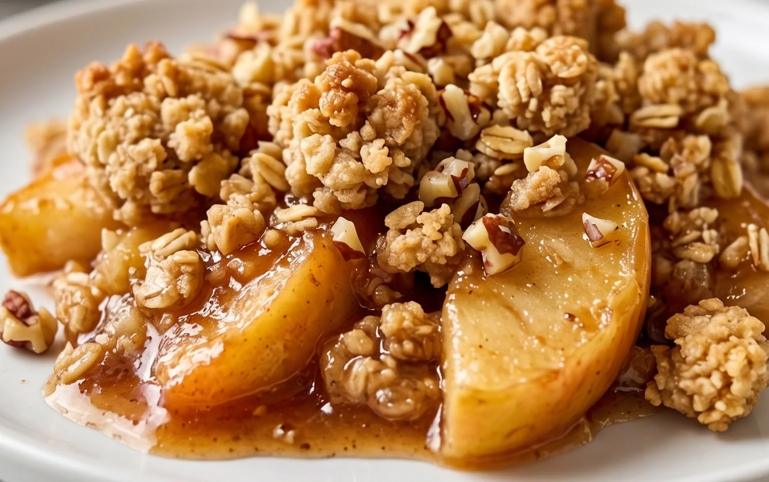 Healthy Breakfast Apple Crum extractble