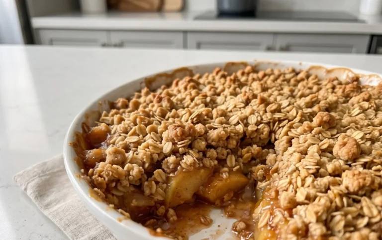 Healthy Breakfast Apple Crum extractble