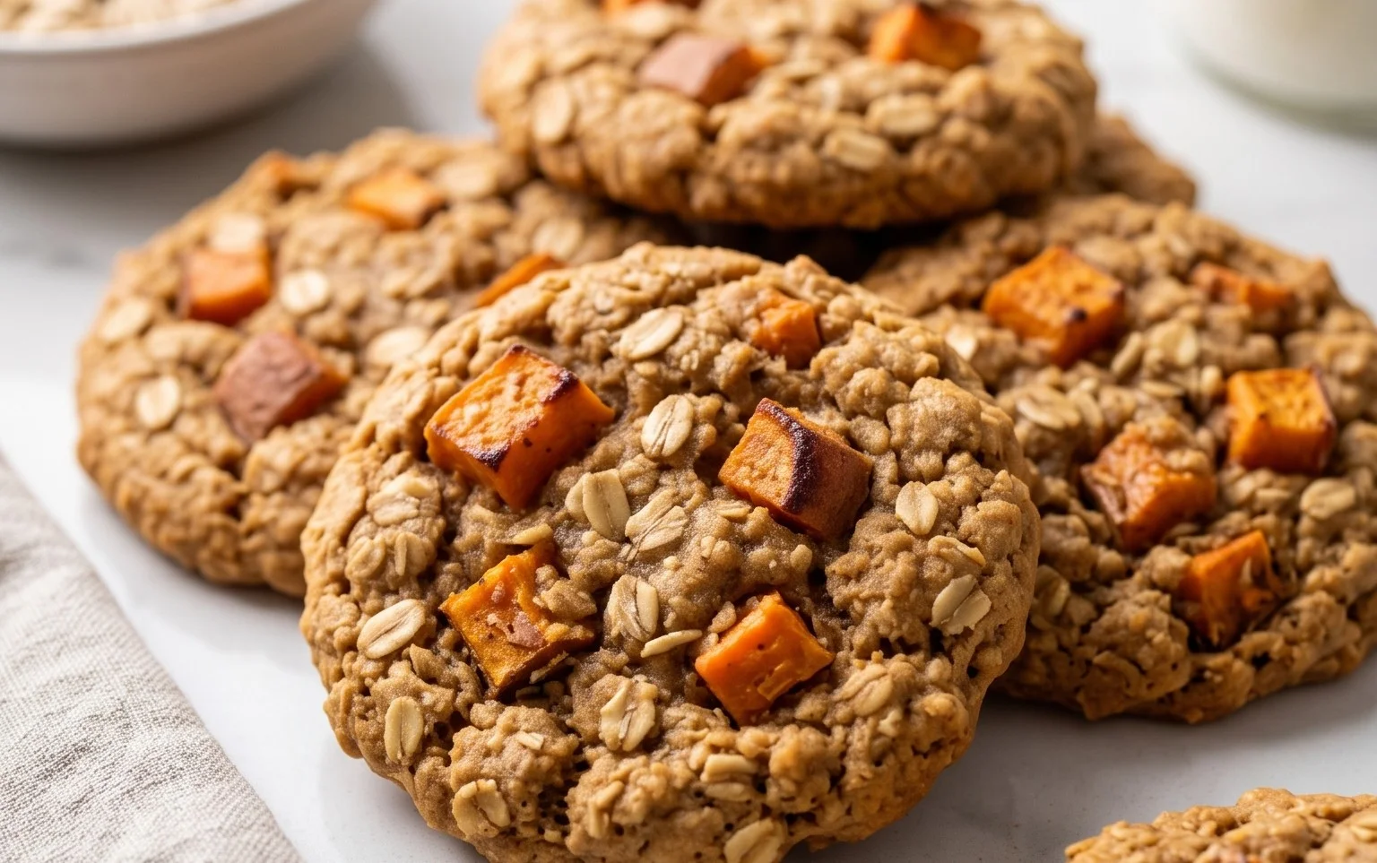 Sweet Potato Oatmeal Cookies