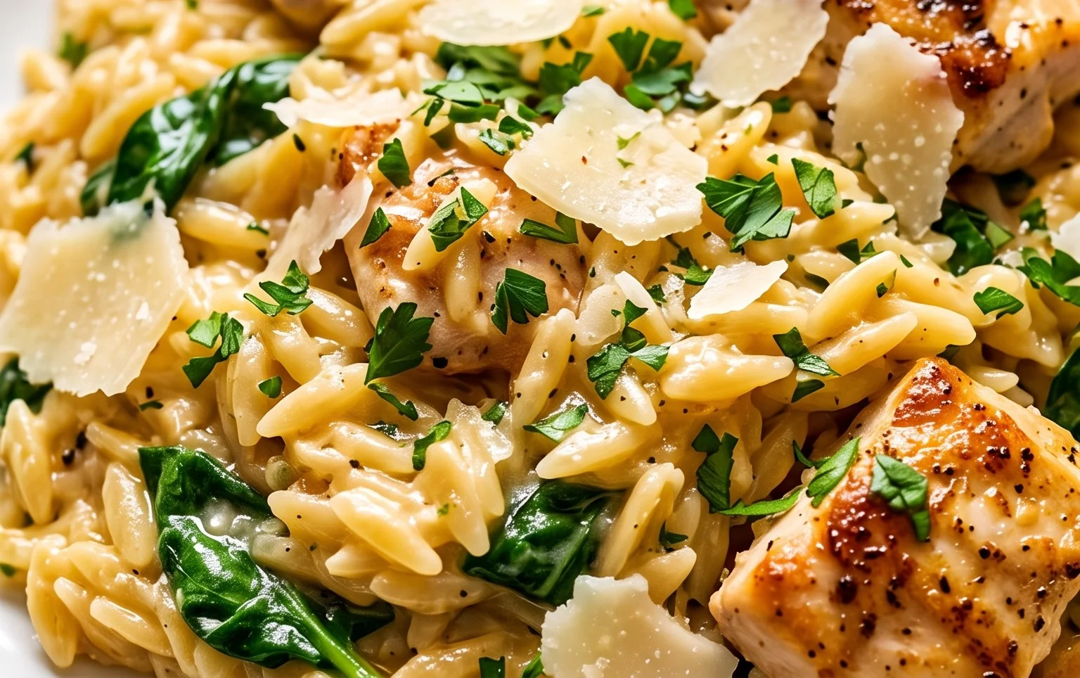 Chicken Orzo (30-Minutes, One-Pan)