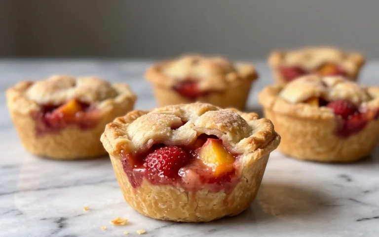 Strawberry Peach Pie Bites