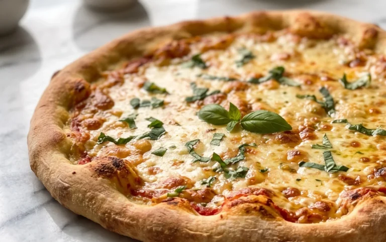 buttery garlic pizza