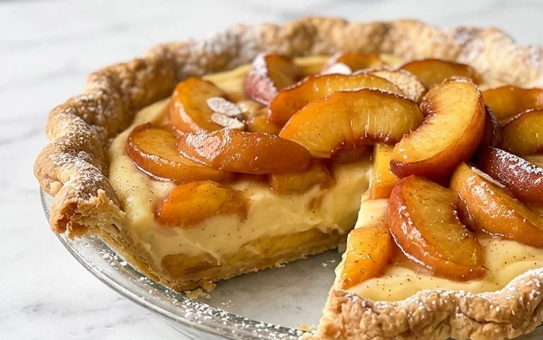 Peaches and Cream Pie
