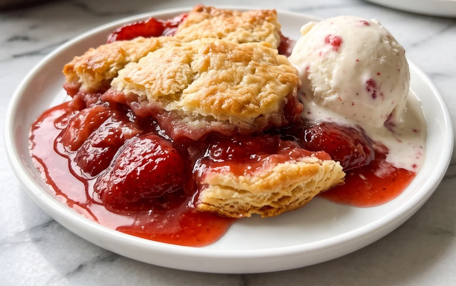 Strawberry Cobbler