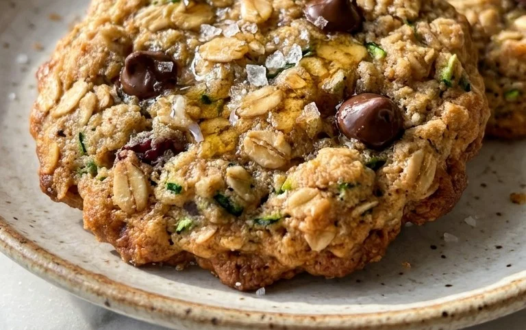 Healthy Zucchini Oatmeal Cookies