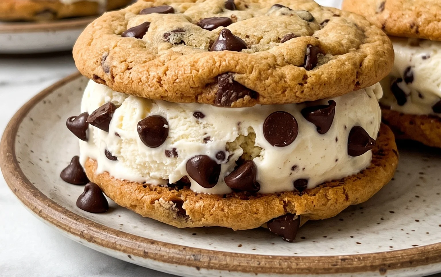 Cookie Ice Cream Sandwiches (Like a Chipwich!)