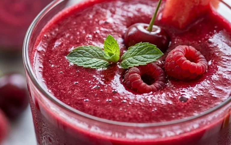 Watermelon Cherry Berry Beet Juice