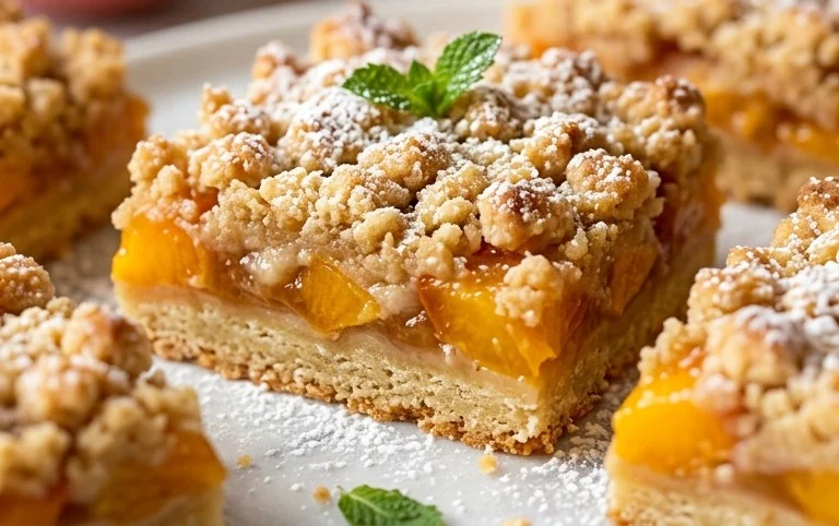 Fresh Peach Crum extractb Bars