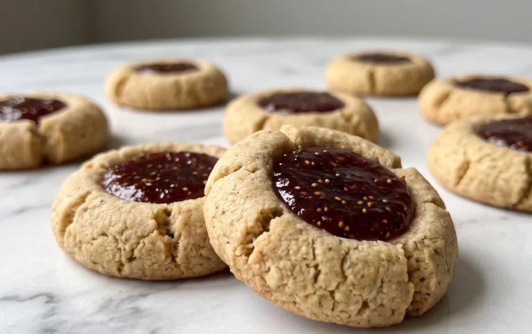 Cardamom Fig Thumbprint Cookies