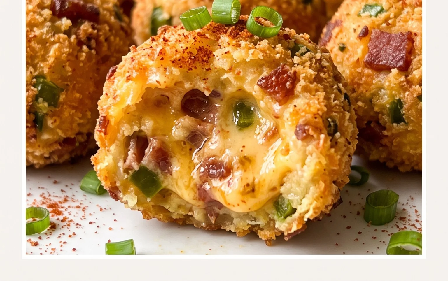 Beef Bacon Jalapeño Popper Cheese Balls