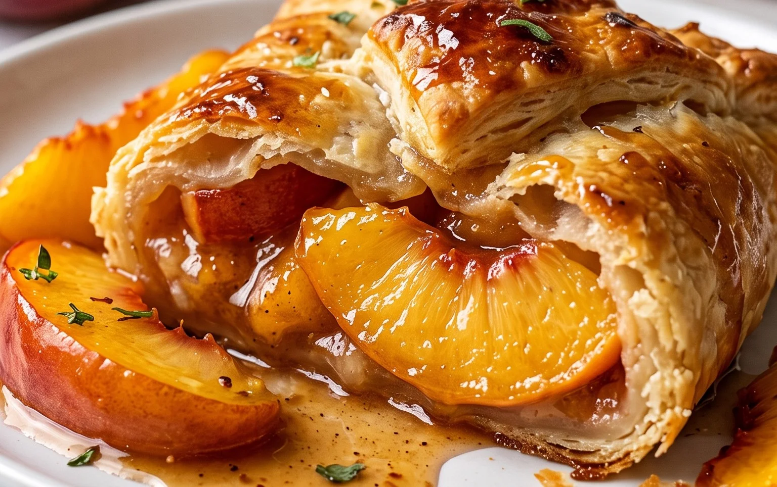 Peach Dumplings