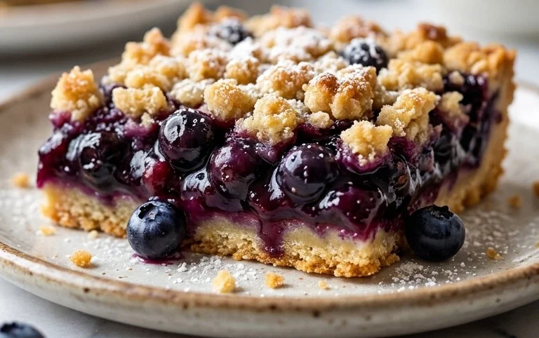 Easy Blueberry Pie Bars