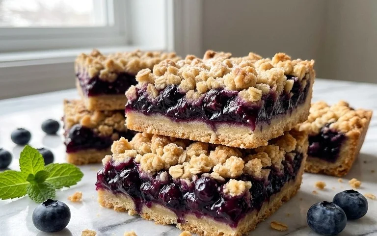 Easy Blueberry Pie Bars