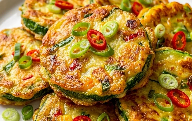 Quick & Easy Korean Zucchini Fritters (Hobak Jeon)