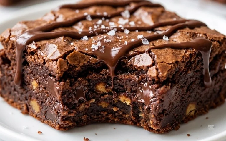 Flourless Chickpea Brownies (Vegan & Gluten Free)
