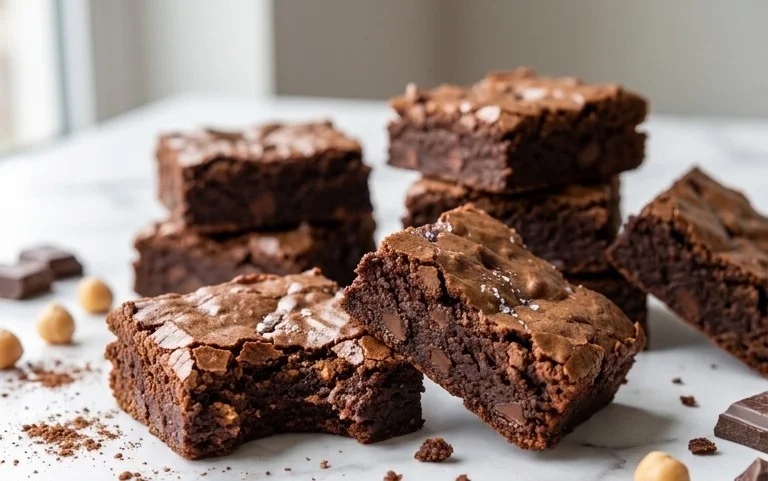 Flourless Chickpea Brownies (Vegan & Gluten Free)